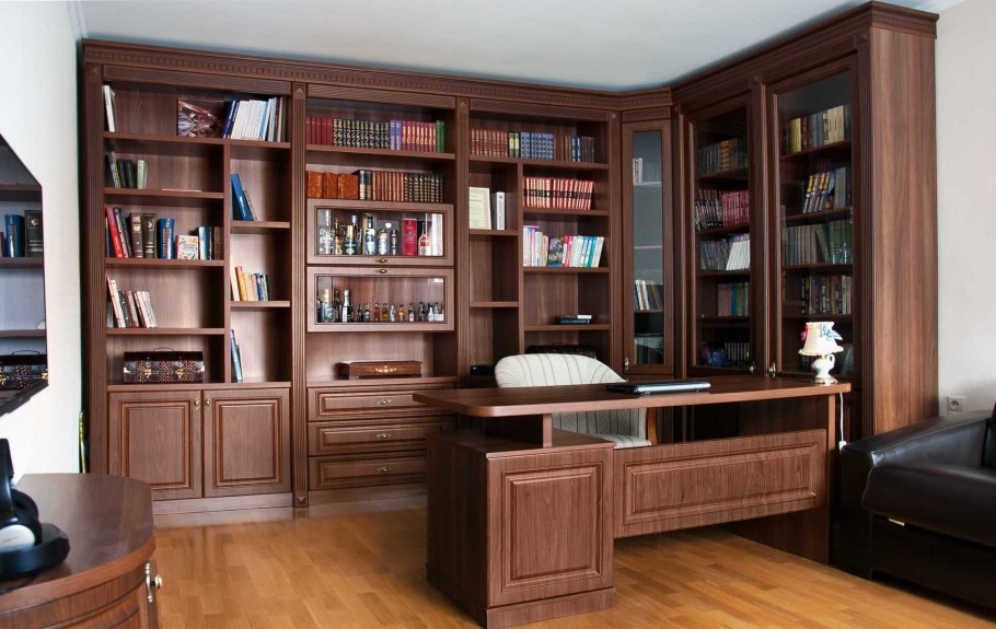 Бруно книжный шкаф угловой