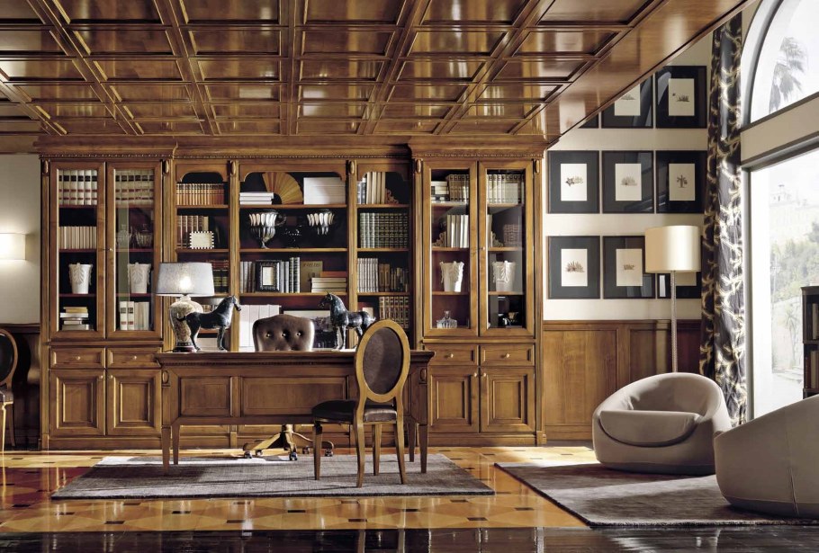 Кабинет из дерева