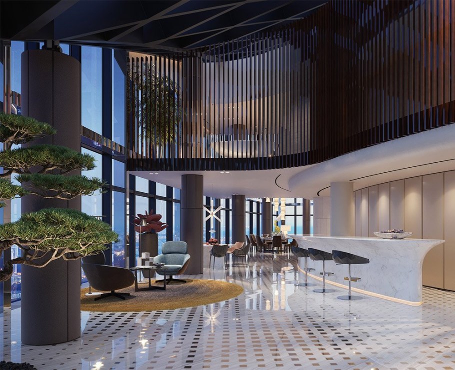 Башня Федерация пентхаус 95 этаж