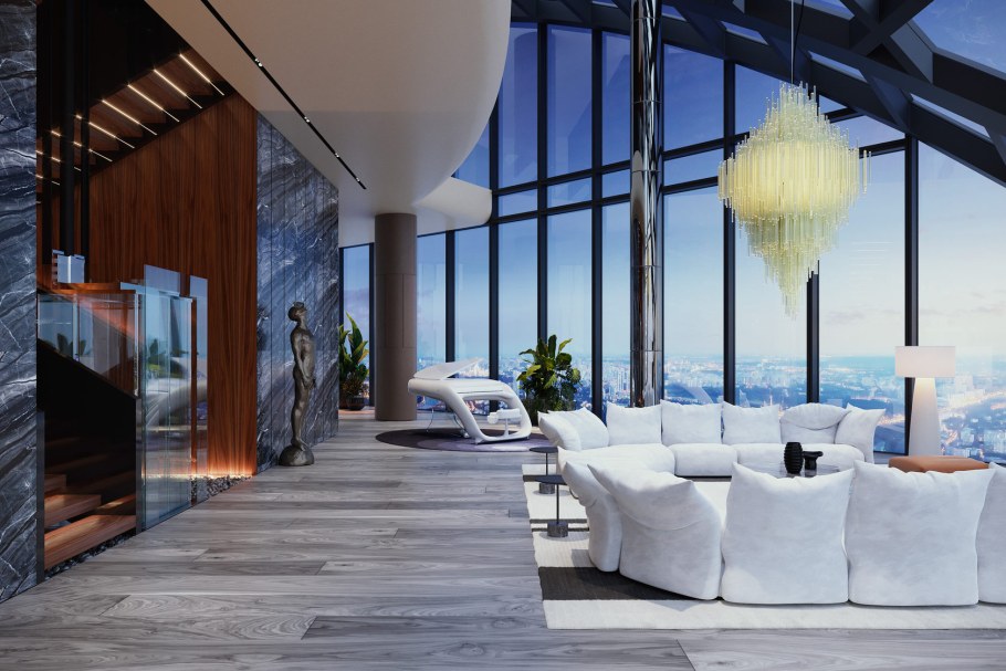 Башня Федерация пентхаус 95 этаж