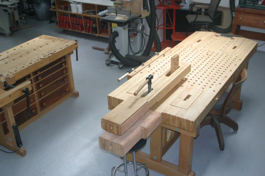 Вращающийся столярный верстак