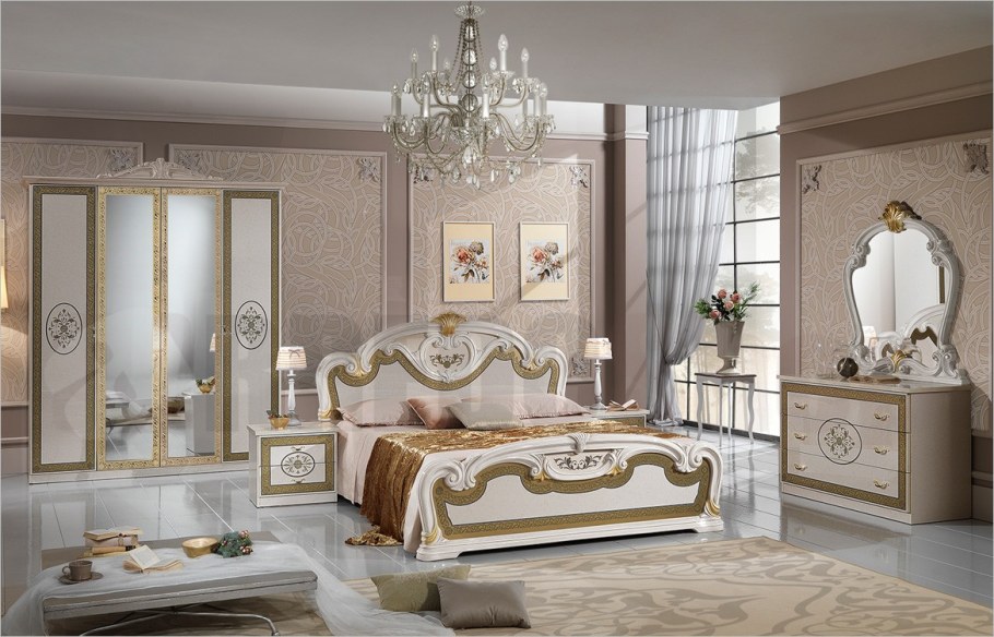 Спальный гарнитур с узорами