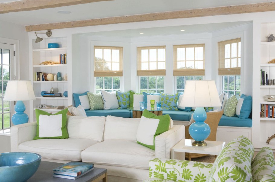 Средиземноморский стиль в интерьере гостиной