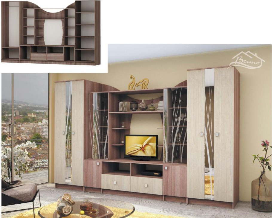 Мебельная фабрика Веста гостиная Грация-2