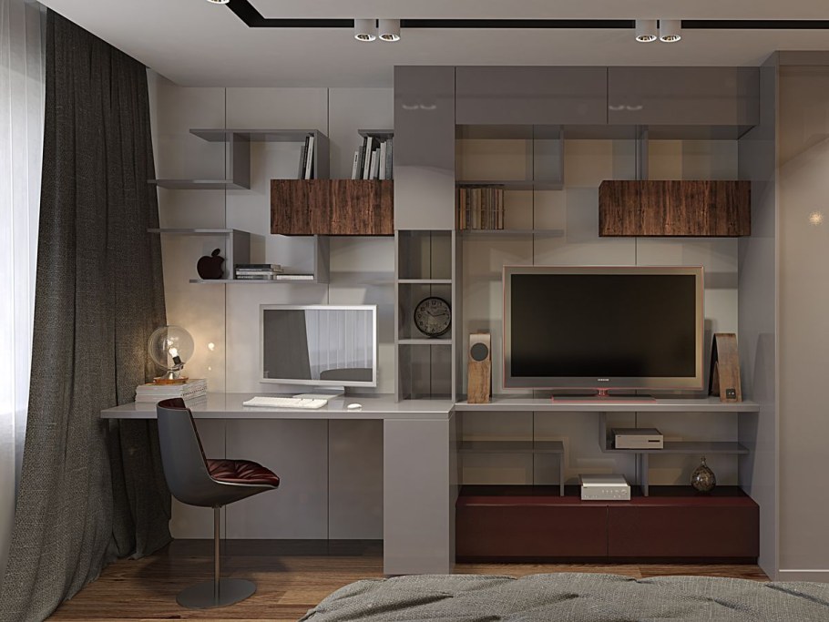 Мебель для комнаты парня 20 лет