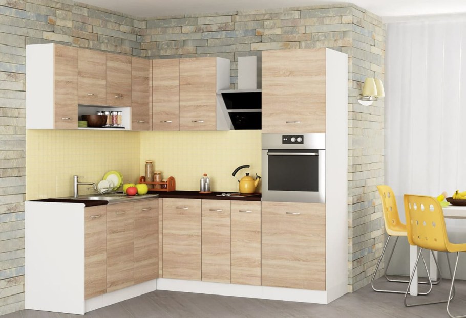 Кухня 150 см сонома