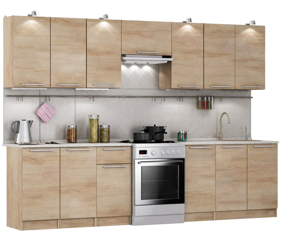 Кухня дуб сонома