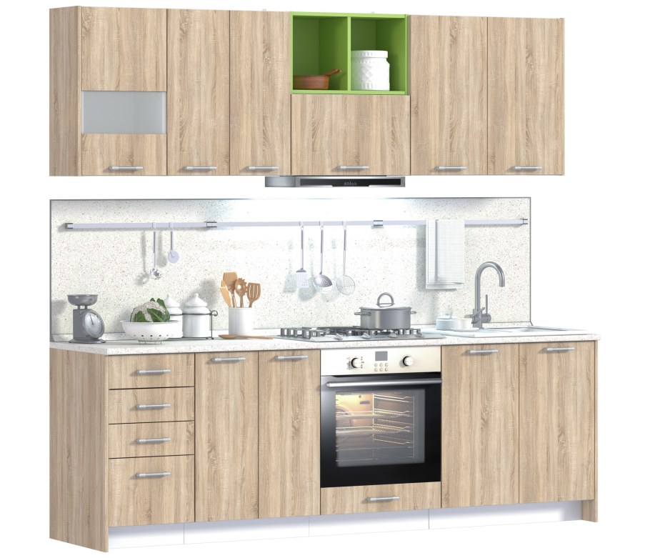 Кухня Надежда дуб сонома