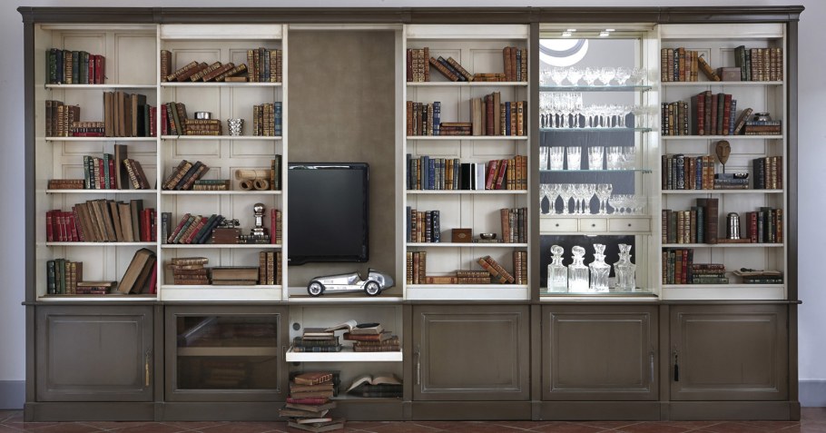 Шкаф для кабинета в стиле гранж