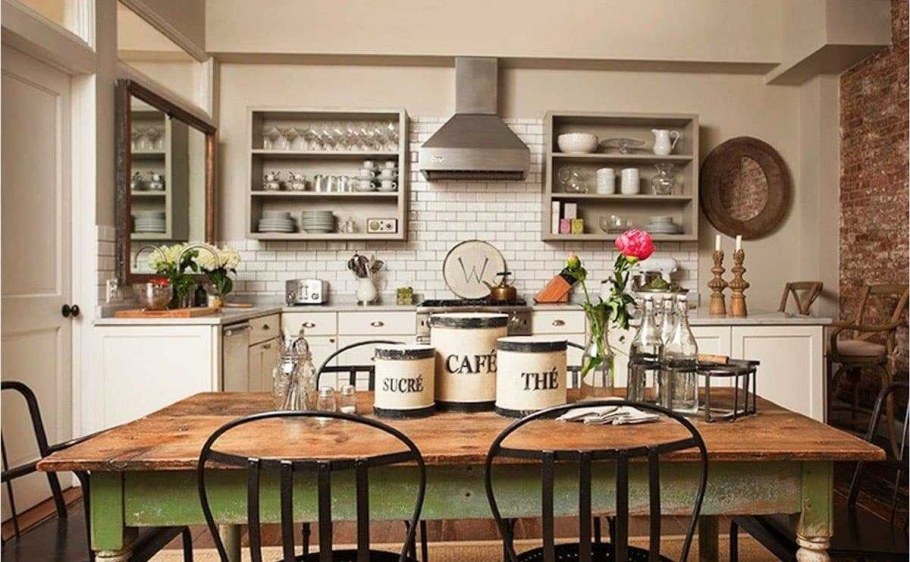 Farmhouse лофт кухня