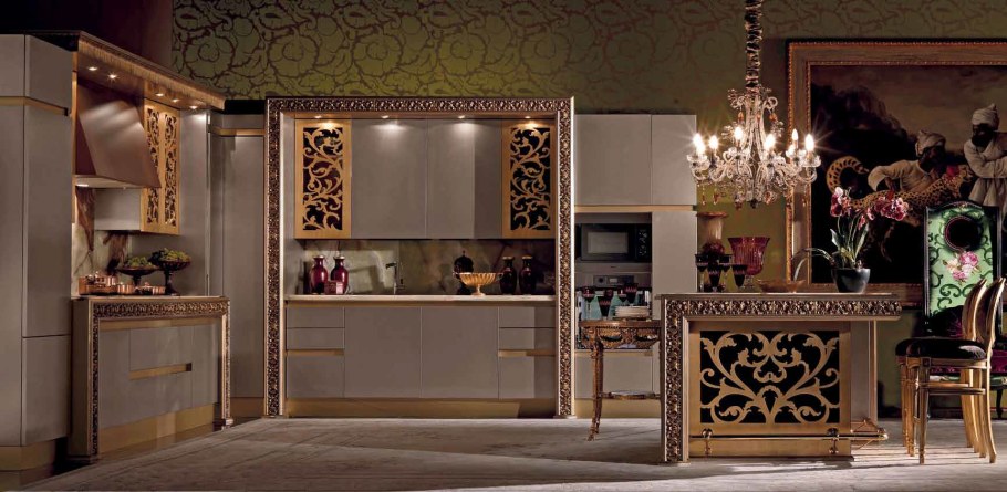 Кухня Италия стиль ар деко