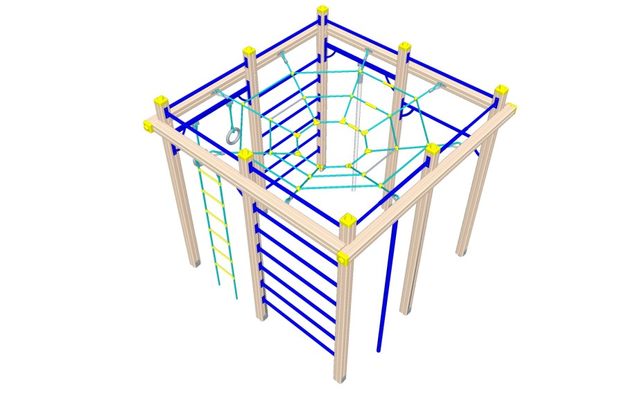 Спортивный комплекс шестигранный 4800 2700 2700