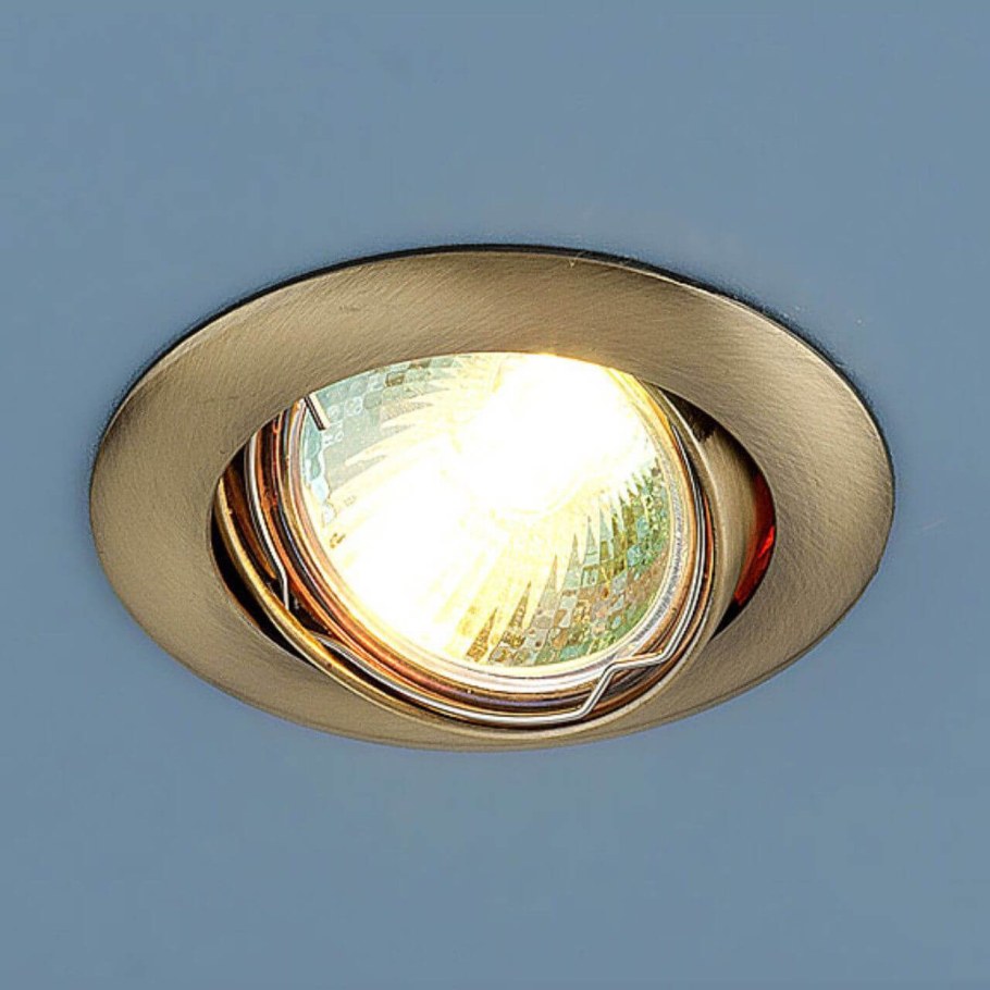 Elektrostandard 104s mr16 SB бронза