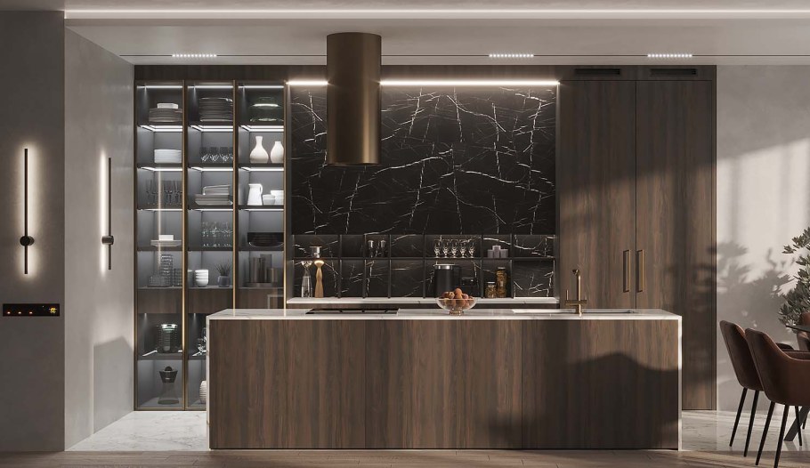 Кухонный остров в Москва Сити