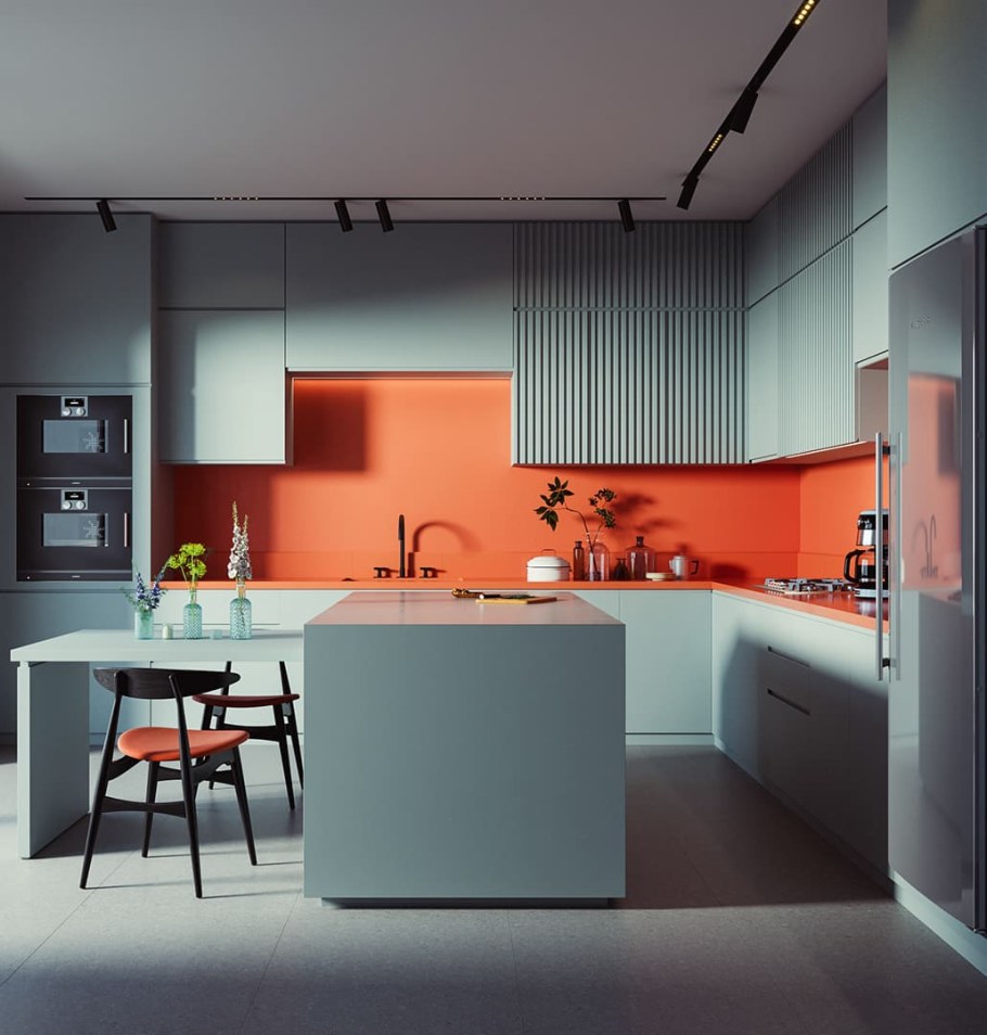 Модный интерьер кухни 2022