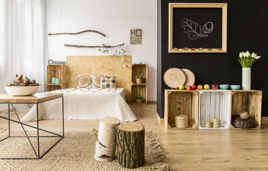 Предметы интерьера в экостиле