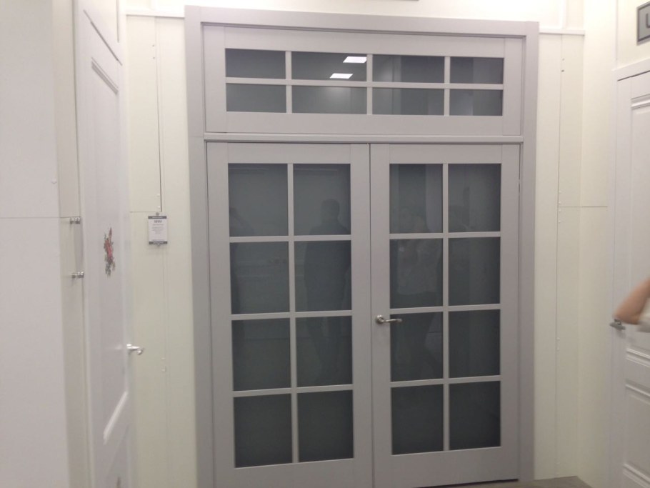 Дверь с фрамугой