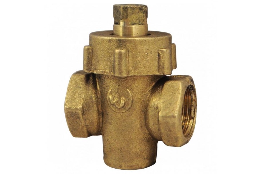 Кран пробко-сальниковый латунь 11б6бк Ду 20 ру10 g3/4" ВР