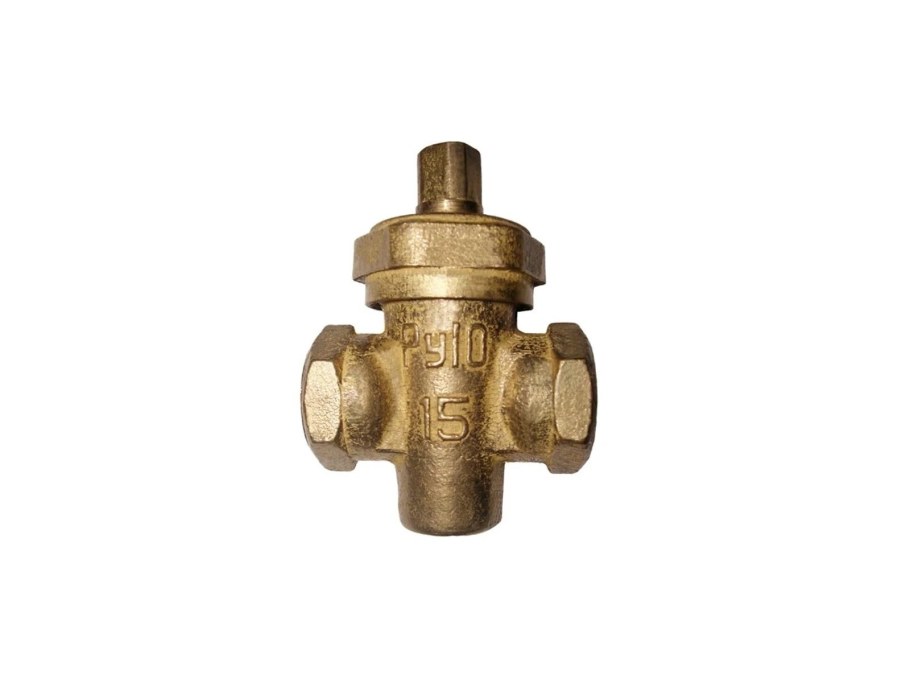 Двухходовой пробковый кран 80 мм 1 МПА броцс5-5-5