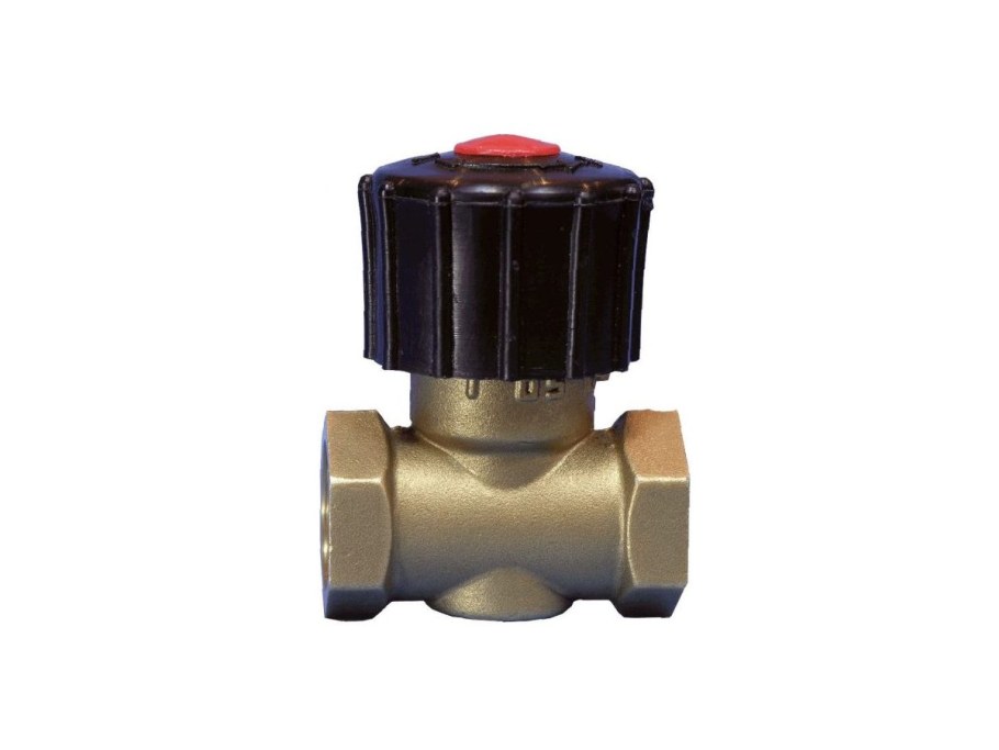 Кран латунный 11б25бк (КРДП) ру 10 Ду 15