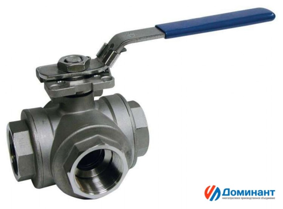 Кран трехходовой ду15