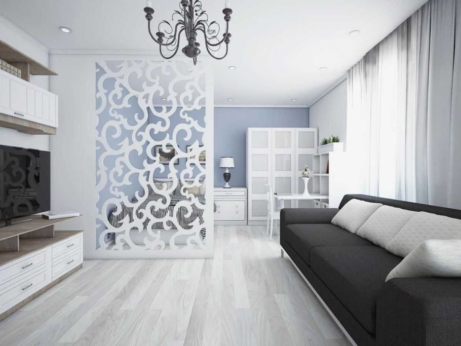 Интерьеры 1 комнатной квартиры 40 кв.м