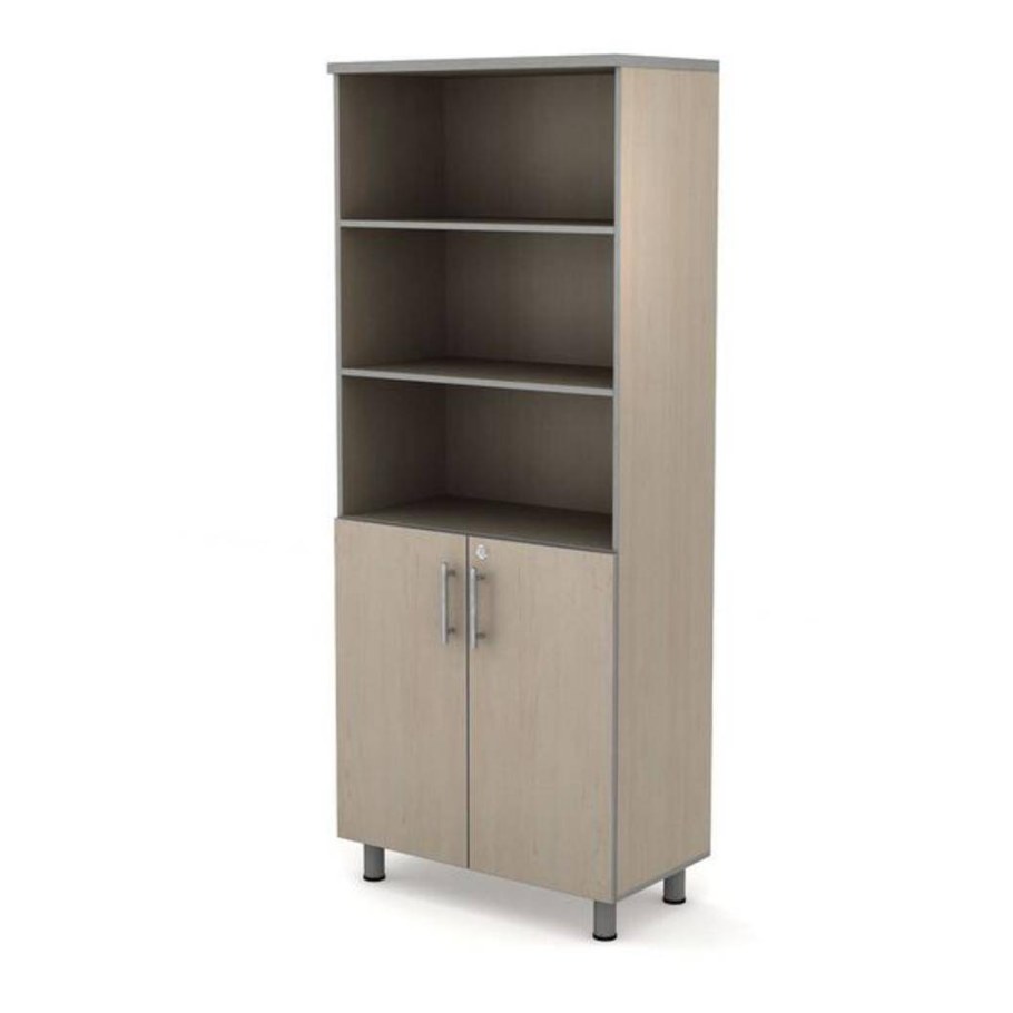 Шкаф офисный полуоткрытый 800*400