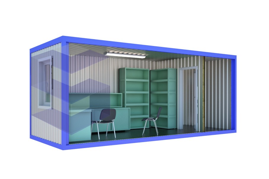 Блок-контейнер металлический (6.0*2.4*2.5)