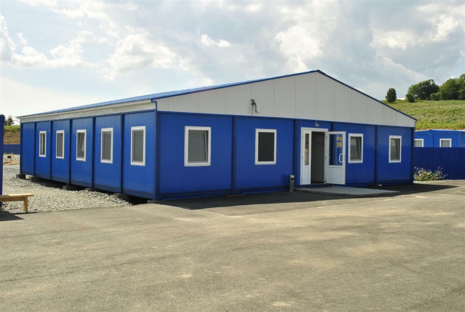 Модульное одноэтажное здание