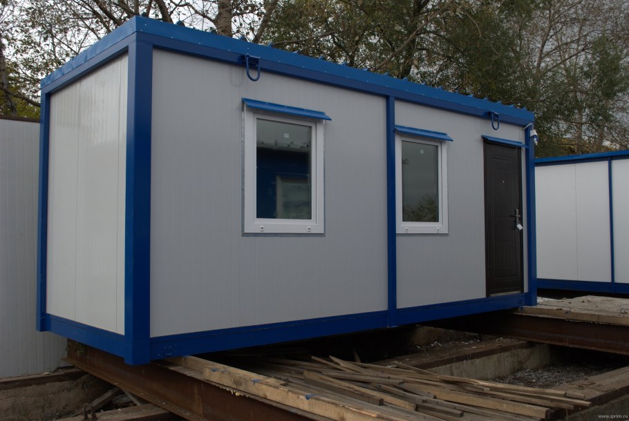 Блок-контейнер строительный 6х2.5м распашонка