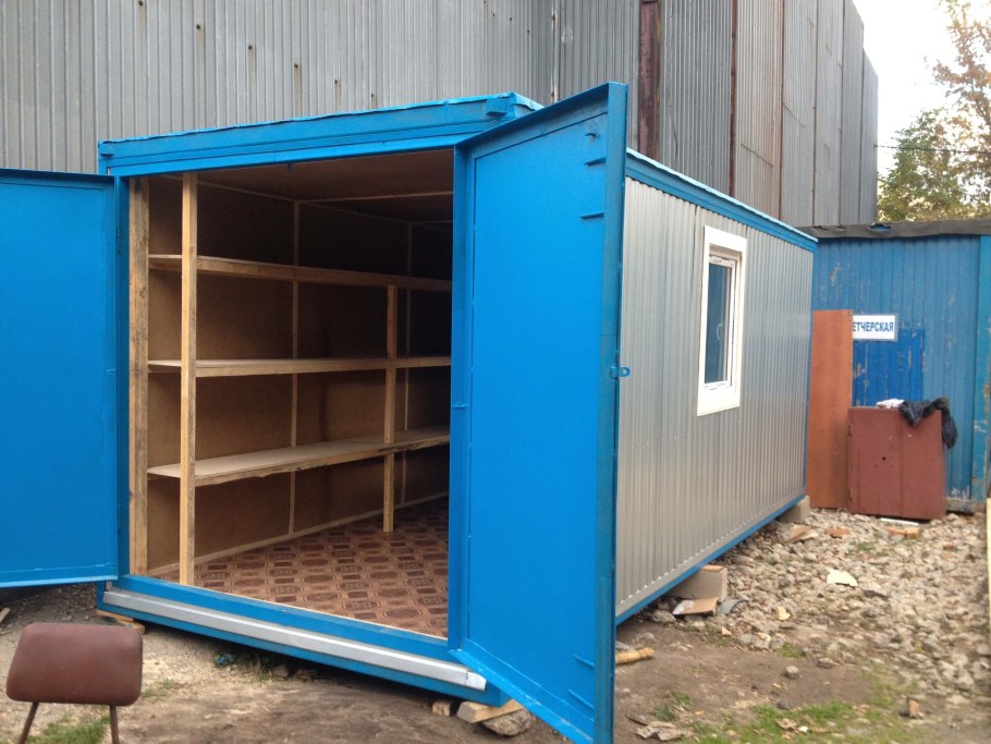 Сборно-разборный модуль блок-контейнер