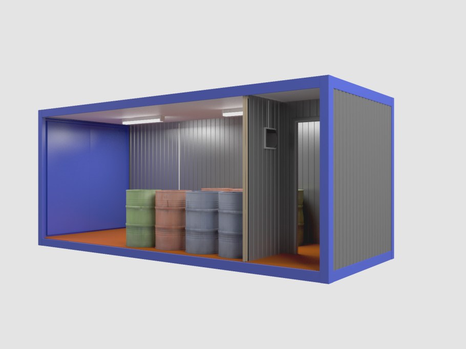 Модульный вагончик-бытовка dnl15245