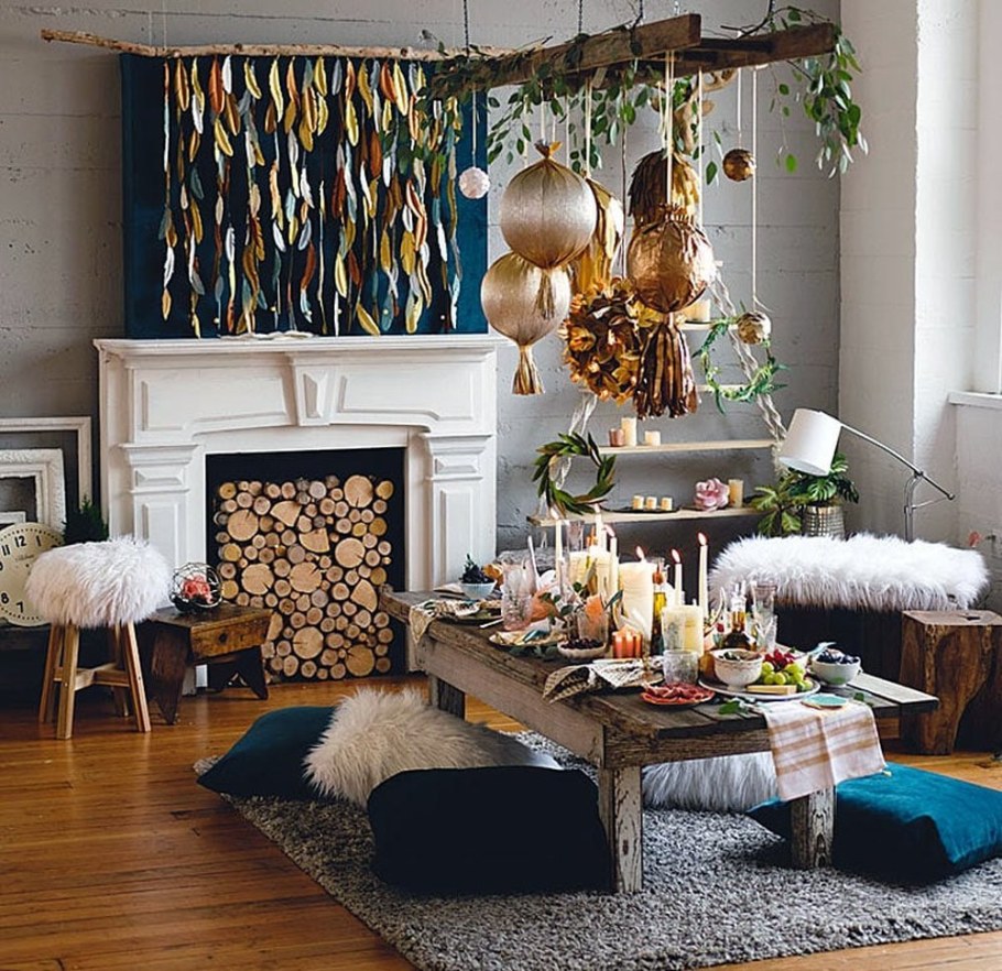 Елка в стиле бохо Шик