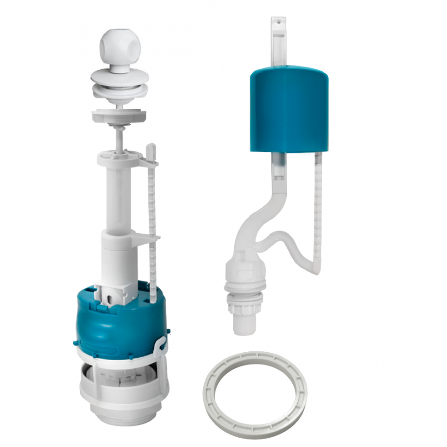 Арматура ниж/подв, хром шток. Инкоэр (СБА-НПРНРФ-А-В Р) 1-3-2-4