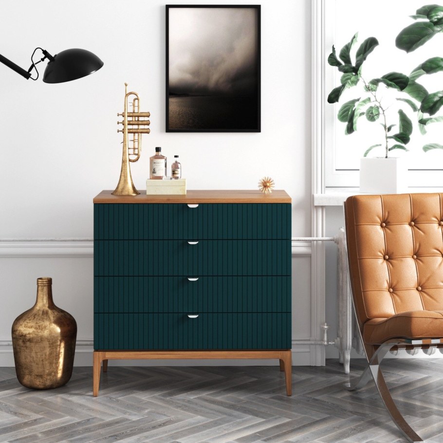 Комод Марвин серый