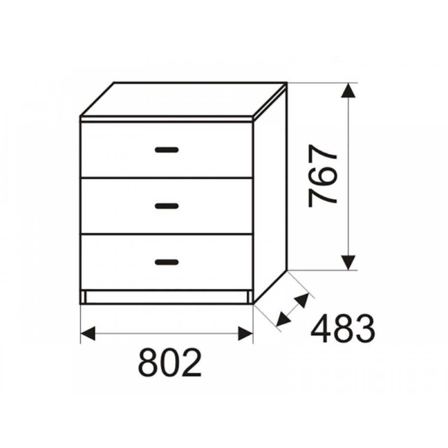 Комод Ижмебель принцесса 3