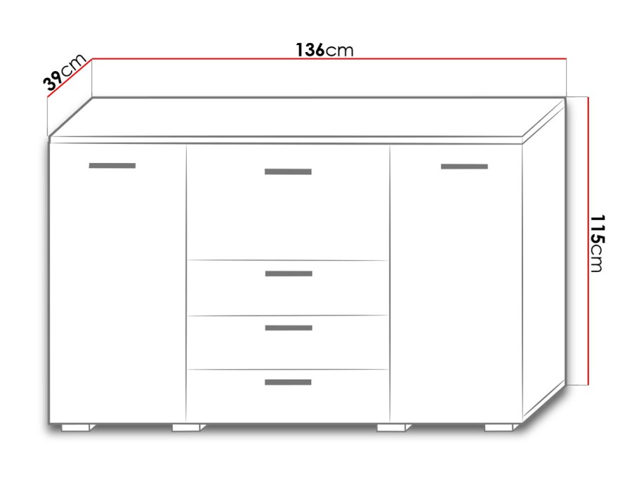 Комод в проекции
