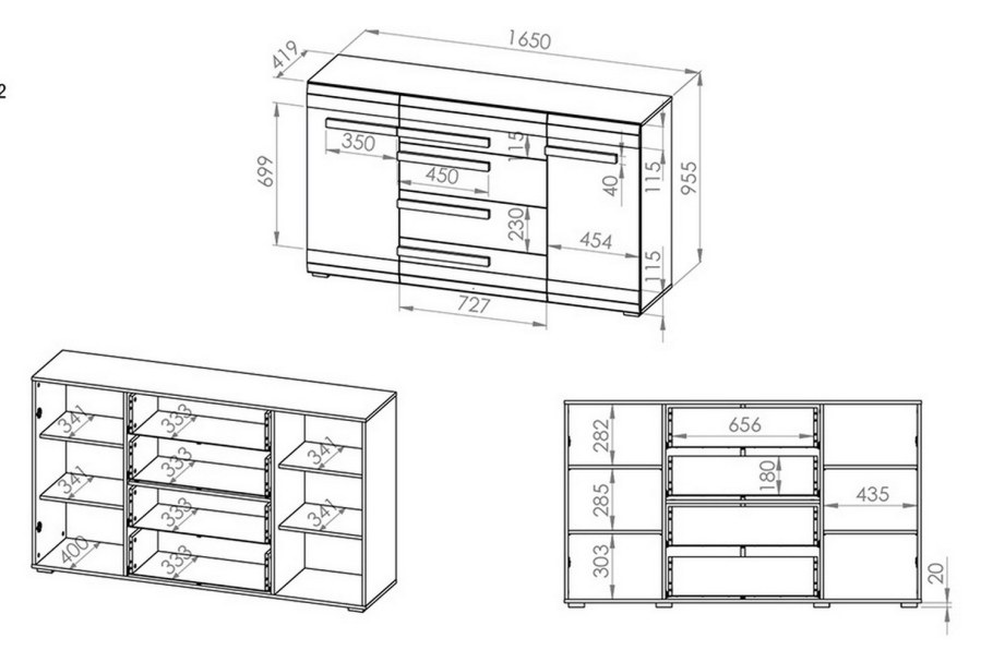 Комод Бланко