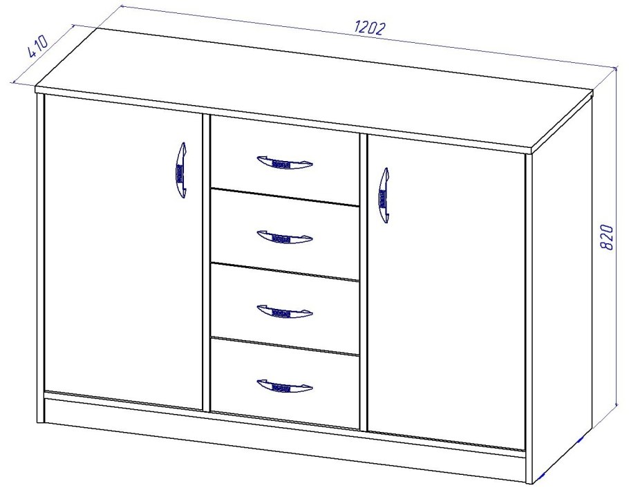 Комод Размеры