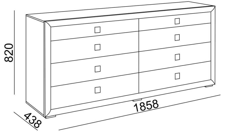 Комод Глэдис м27