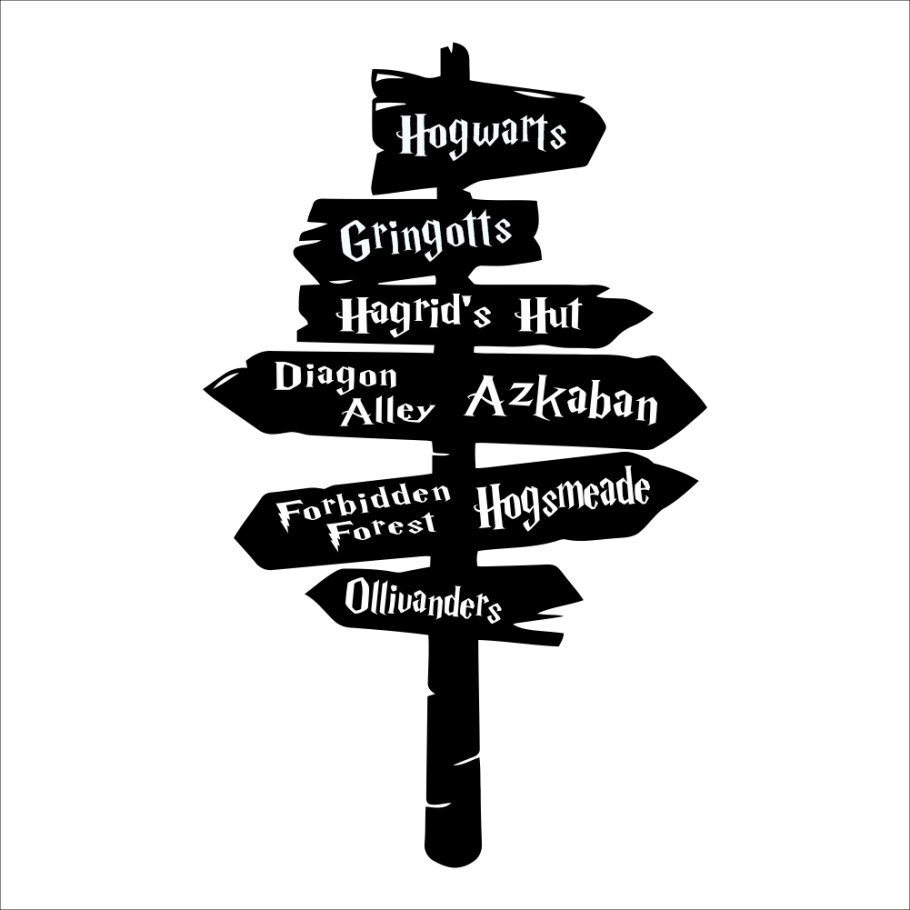 Наклейки указатели на стены