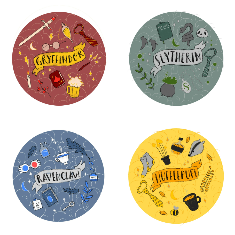 Наклейки Гарри Поттер