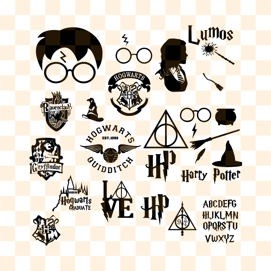Надпись Harry Potter svg