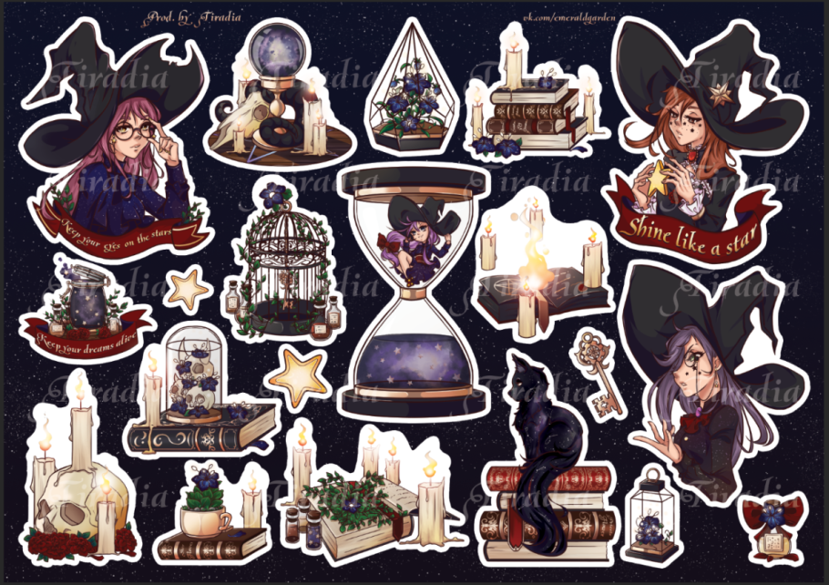 Стикерпак Гарри Поттер