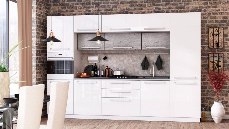 Кухня Герда белый глянец любимый дом