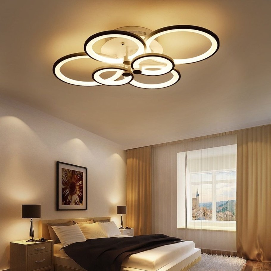 Люстра led Ceiling Lamp 6 кольца