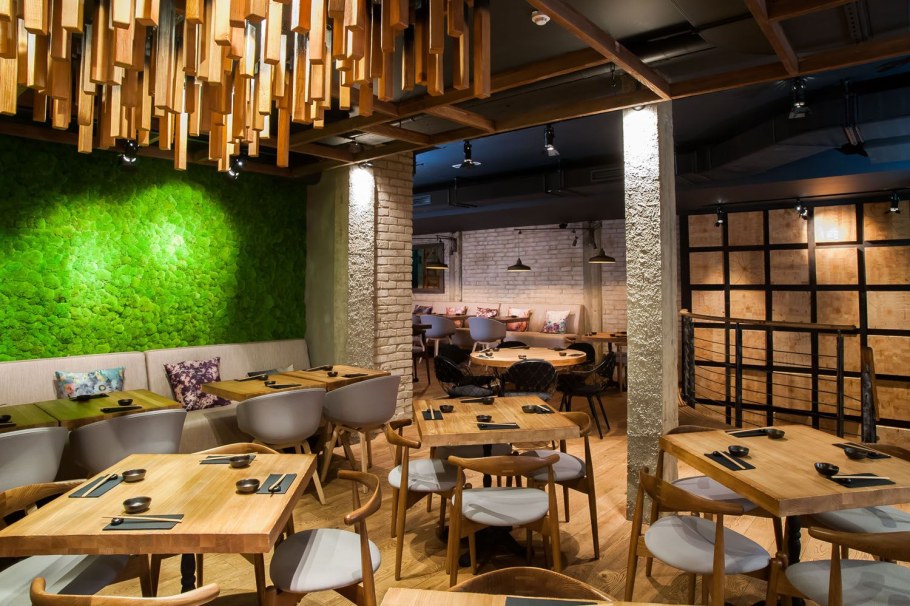 Арт объект для ресторана суши