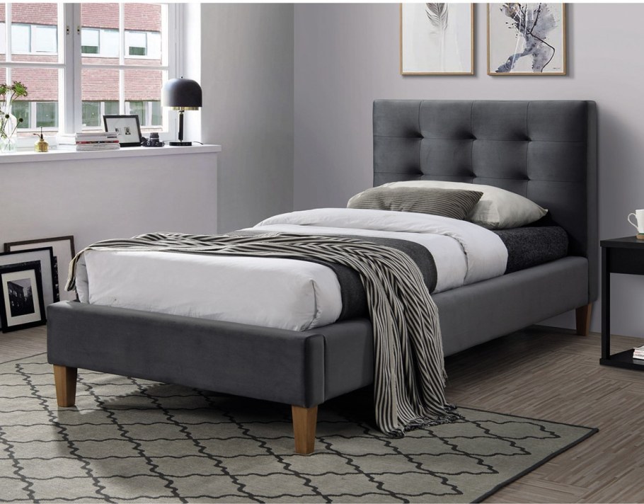 Кровать Signal Texas серый/дуб