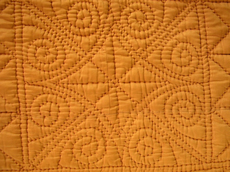 Ручная стежка покрывала