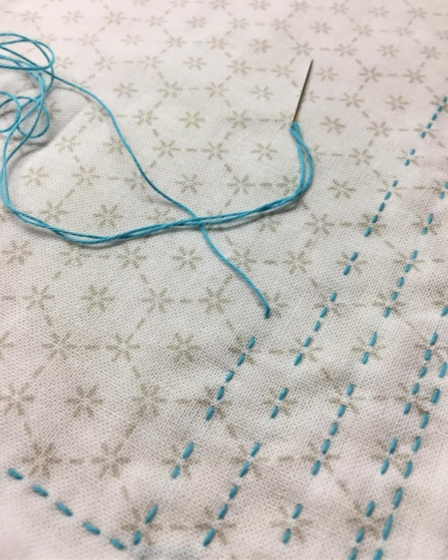 Японская ручная стежка сашико